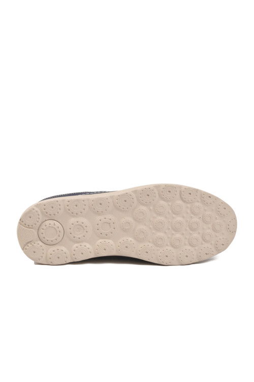 Premium Lacivert Nubuk Hakiki Deri Anatomik Erkek Casual Ayakkabı 2406 M