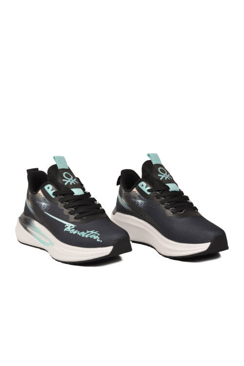 Lacivert Fileli Hafif Hafızalı Taban Kadın Spor Ayakkabı BNI-11496 G