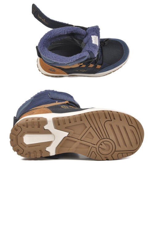 Lacivert Cırtlı Su Geçirmez Unisex Çocuk Bot BNI-11000 F