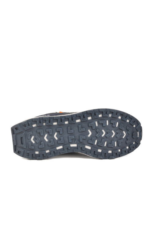 Lacivert Fileli Hafif Esnek Hafızalı Taban Erkek Spor Ayakkabı Bst-654 M