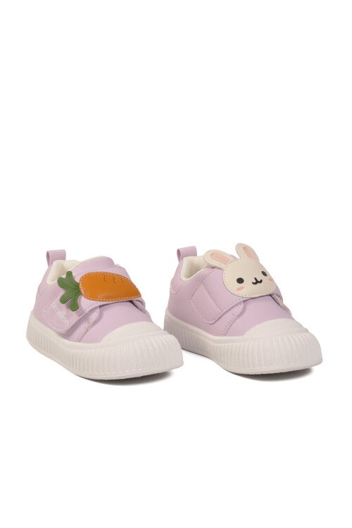 Lila Cırtlı Bebek Spor Ayakkabı BNI-11405 B