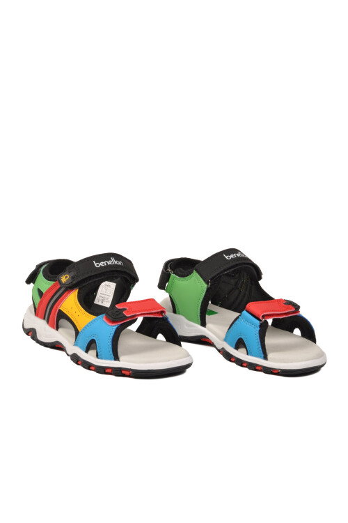 Çok Renkli Cırtlı Erkek Çocuk Sandalet BNI-10188 F