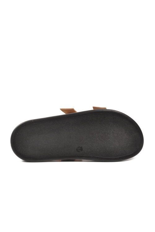 Nude Çift Bantlı Hafif Kadın Günlük Terlik 513086 Z