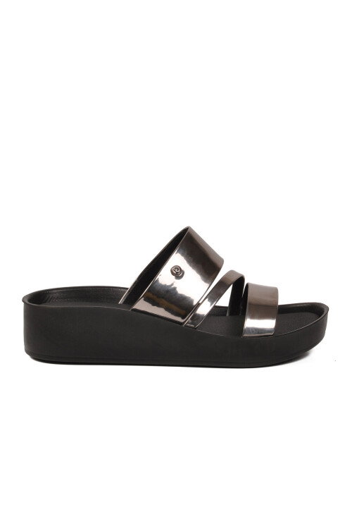 Platin Rugan Kadın Günlük Terlik PC-7497 Z