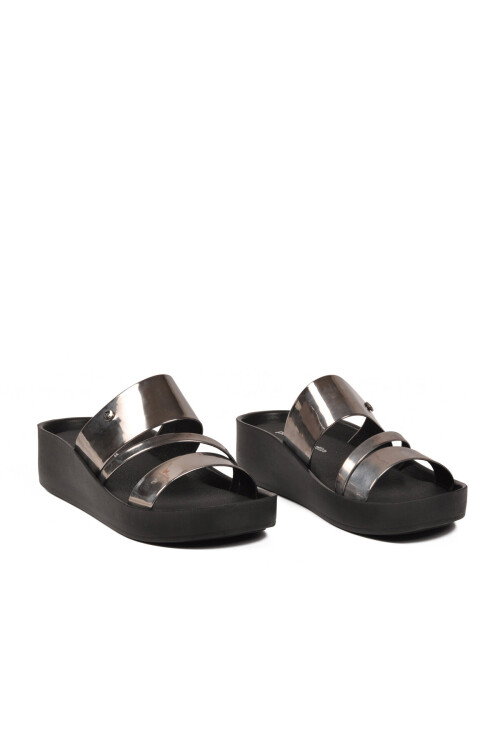 Platin Rugan Kadın Günlük Terlik PC-7497 Z