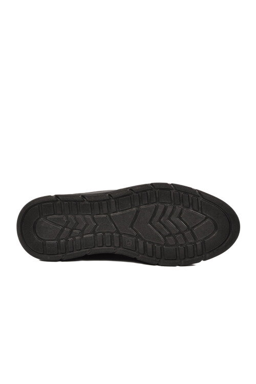 Premium Siyah Hakiki Deri Anatomik Erkek Casual Ayakkabı 3704 M