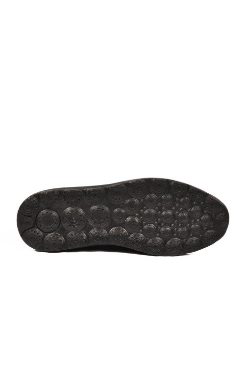 Premium Siyah Hakiki Deri Anatomik Erkek Casual Ayakkabı 506 M