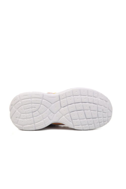 Powder Lilac Velcro Mesh Lightweight Girls Sneakers Ruffon F