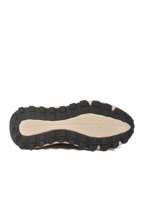 Siyah Beyaz Hakiki Deri Erkek Casual Ayakkabı 152-20180 M