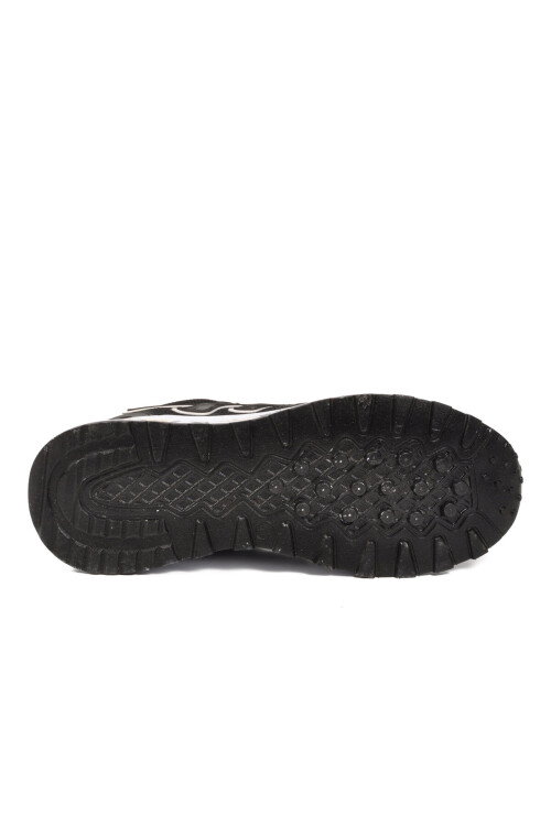 Siyah Beyaz Fileli Hafif Erkek Spor Ayakkabı 2444 M