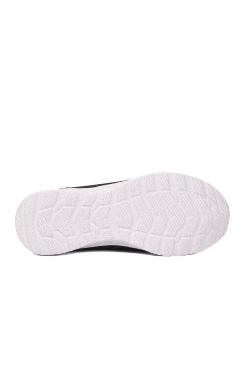 Siyah Beyaz Fileli Hafif Esnek Kolay Giyilebilir Kadın Casual Ayakkabı 575 G