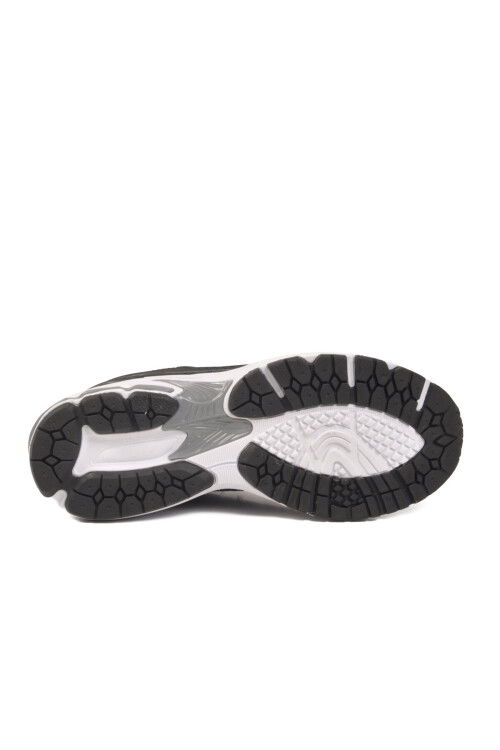 Siyah Beyaz Fileli Hafif Esnek Hafızalı Taban Unisex Spor Ayakkabı Ruth G