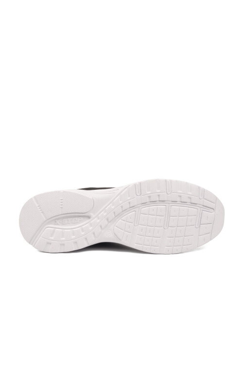 Siyah Beyaz Fileli Hafif Esnek Büyük Numara Spor Ayakkabı 020 M