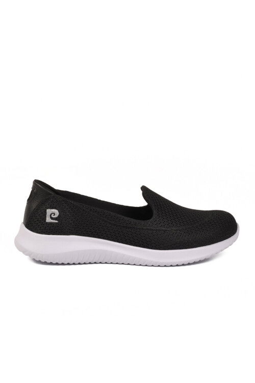 Siyah Beyaz Fileli Hafif Kolay Giyebilir Kadın Günlük Ayakkabısı PC-30168 Z