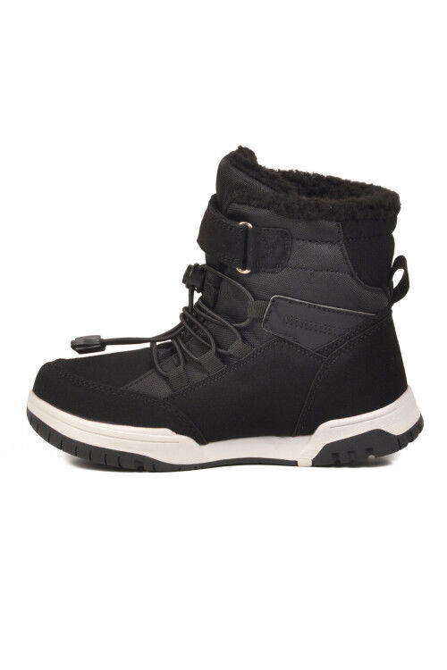 Siyah Cırtlı Su Geçirmez Unisex Çocuk Bot BNI-11000 F