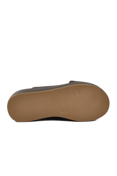 Siyah Çapraz Bantlı Kadın Topuklu Terlik PC-54641 Z