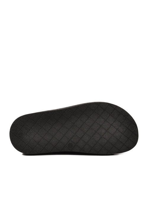 Siyah Çift Bantlı Hafif Kadın Terlik PC-54687 Z