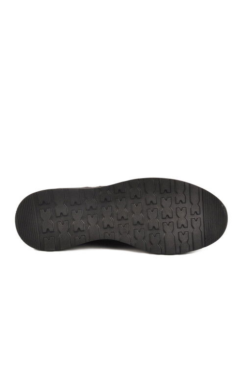 Black Lightweight Flexible Lock Lace-Up Mens Sneakers Nans 6006 M