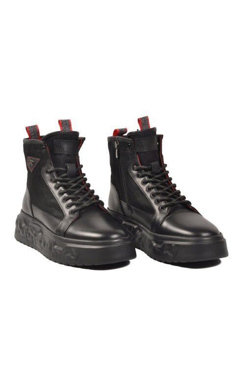 Siyah Hakiki Deri Erkek Bot 152-20268 M