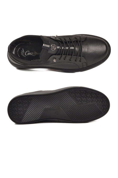 Siyah Hakiki Deri Erkek Casual Ayakkabı 140 M