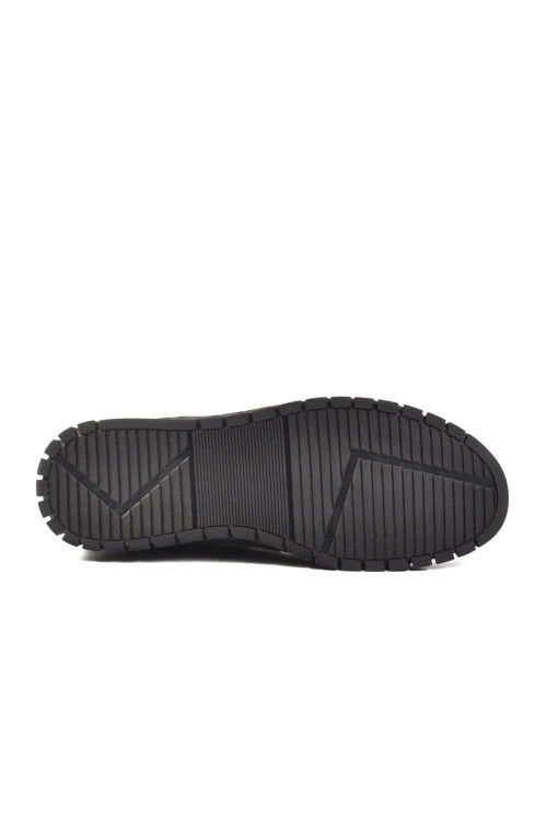 Siyah Hakiki Deri Erkek Casual Ayakkabı 152-18431 M