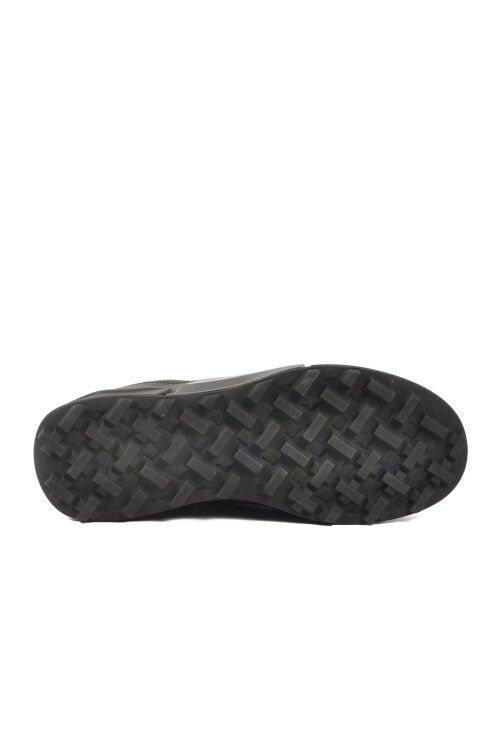 Siyah Hakiki Deri Erkek Casual Ayakkabı 152-18555 M