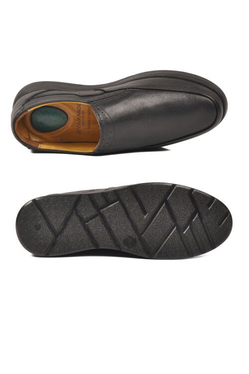 Siyah Hakiki Deri Jel Taban Anatomik Erkek Casual Ayakkabı 409 M