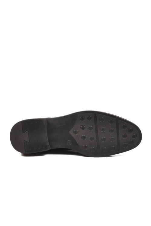 Siyah Hakiki Deri Erkek Casual Ayakkabı 821 M