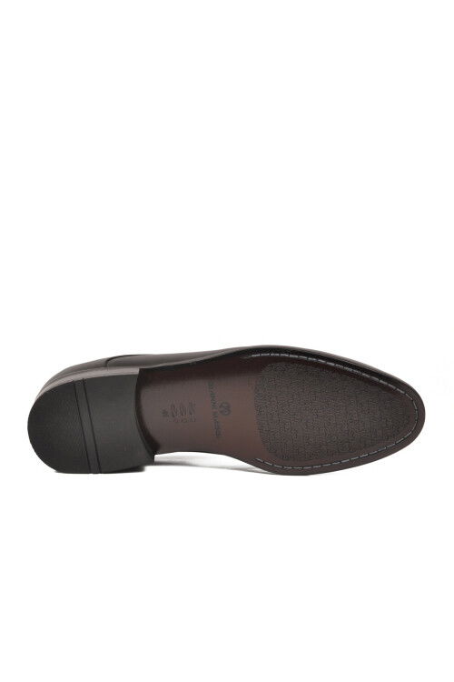 Siyah Hakiki Deri Erkek Klasik Ayakkabı 3265 M