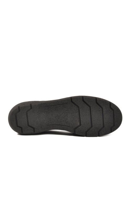 Siyah Hakiki Deri Kadın Casual Ayakkabı Premium 44332 Z