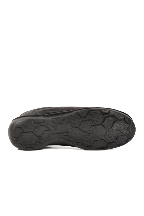 Premium Siyah Hakiki Deri Anatomik Kadın Casual Ayakkabı 44406 Z