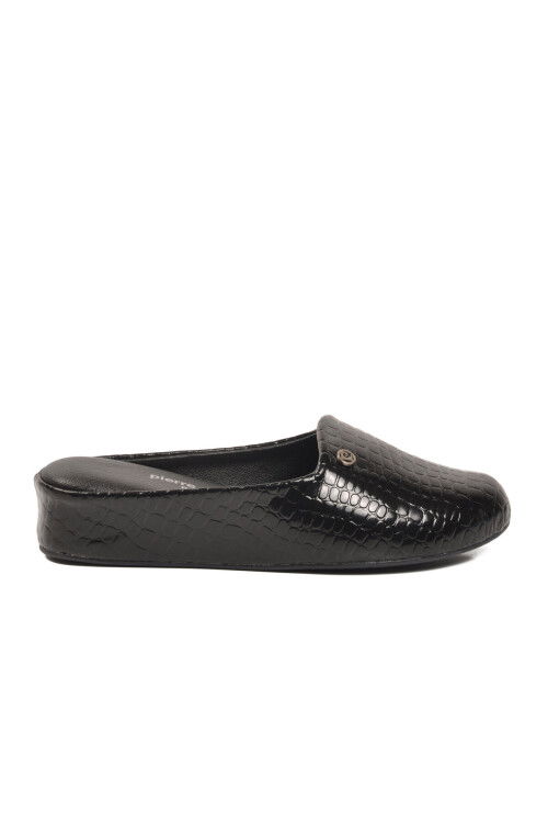 Siyah Hafif Önü Kapalı Kadın Ev Terliği PC-55373 Z