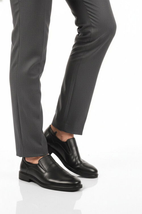 Black Genuine Leather Non-Slip Sole Mens Classic Shoes 916 M