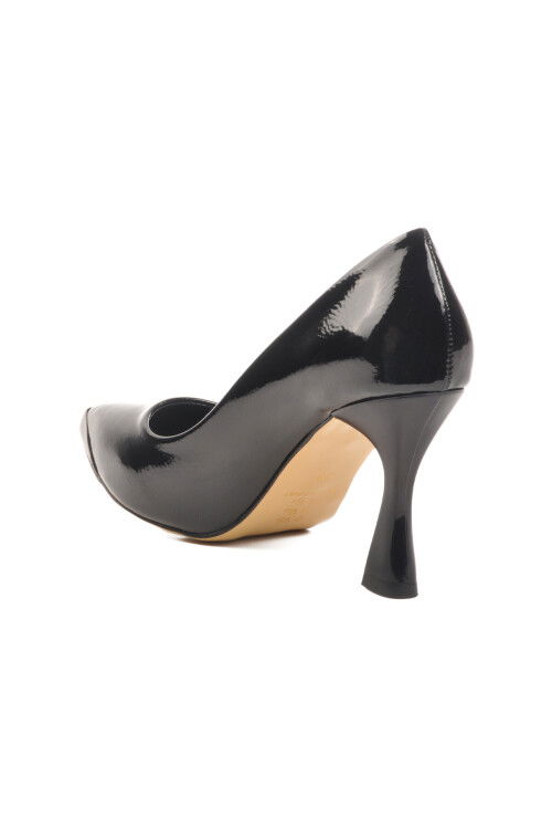 Black Thin Heeled Womens Evening Shoes PC-54747 Z