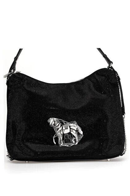 Siyah Kadın Omuz Çantası 25YG605