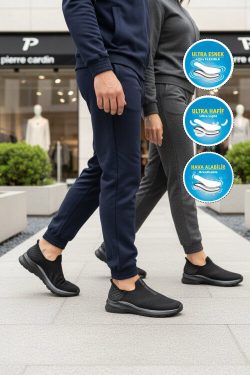 Black Womens Sneakers PCI-10061 Z