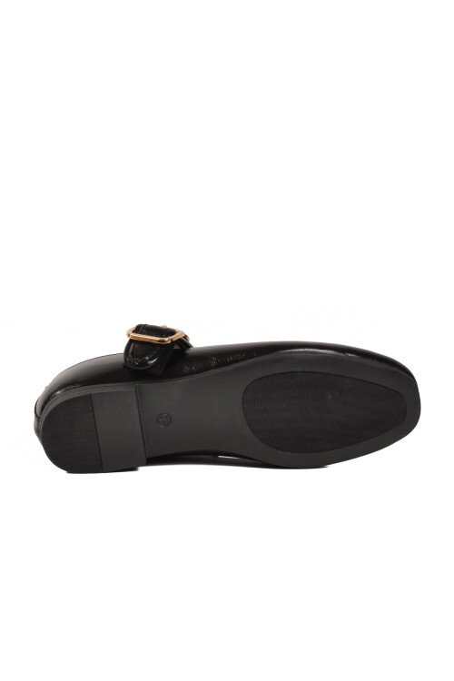 Siyah Kırışık Bantlı Kadın Hafif Casual Ayakkabı B-40 Z