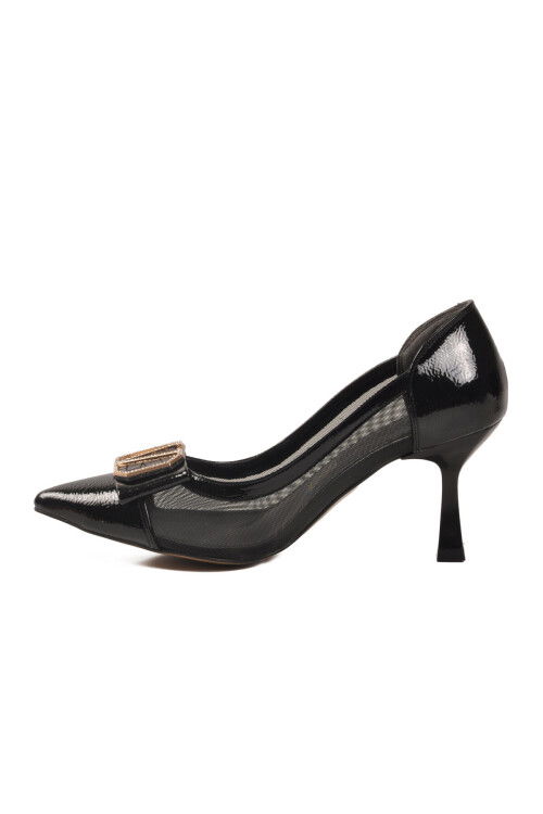 Siyah Özel Gün ve Davet Kadın Topuklu Abiye Ayakkabı 357221 Z