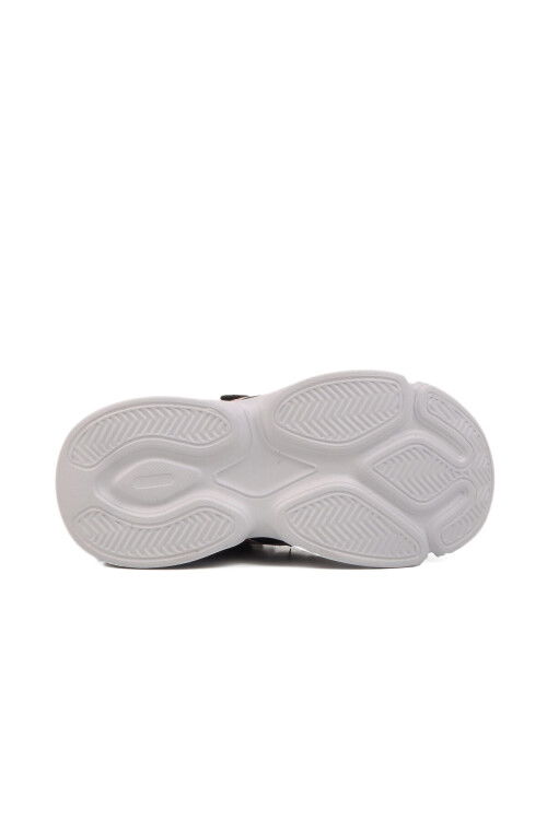 حذاء رياضي خفيف الوزن للأطفال من الجنسين بشريط فيلكرو باللونين الأسود والأحمر، لون رافون F