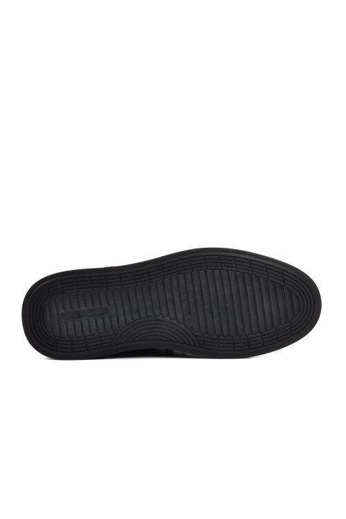 Siyah Nubuk Hakiki Deri Erkek Casual Ayakkabı 818 M