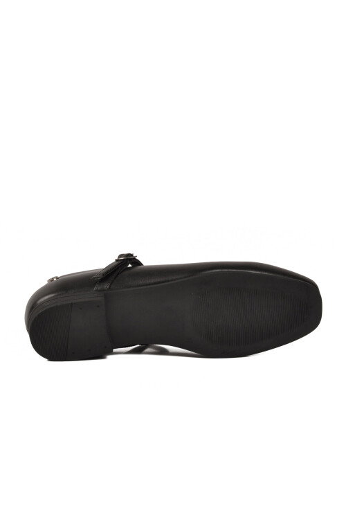 Siyah Bantlı Hafif Kadın Babet PC-54810 Z