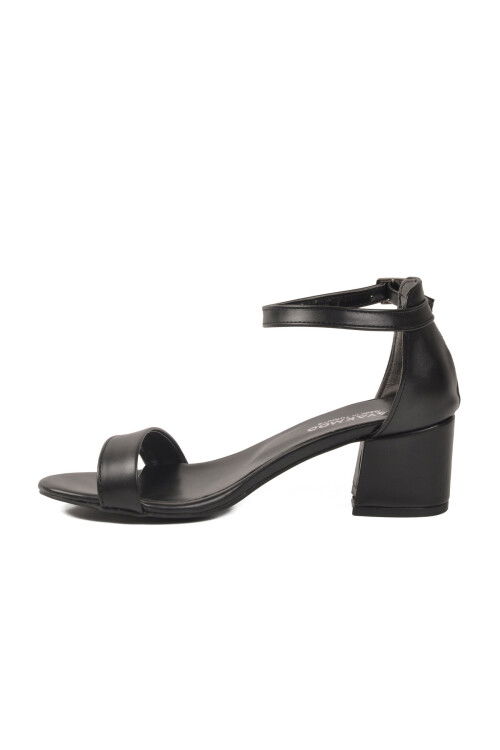 Siyah Bantlı Hafif Kadın Topuklu Abiye 325144 Z