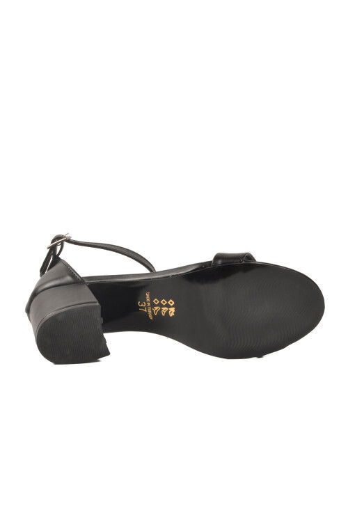 Siyah Bantlı Hafif Kadın Topuklu Abiye 325144 Z