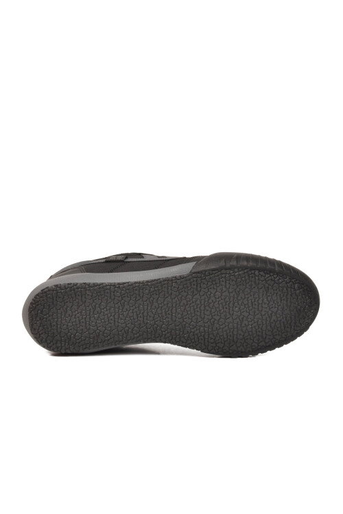 Siyah Bağcıklı Hafif Esnek Erkek Spor Ayakkabı Antares M