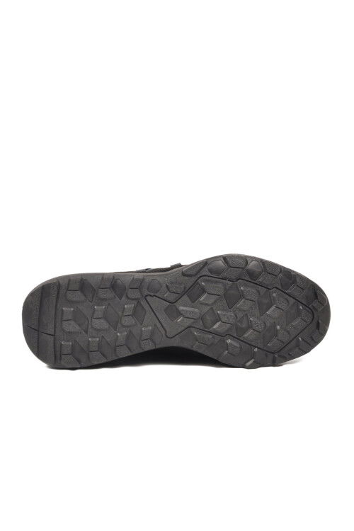 Siyah Fileli Hafif Esnek Bağcıklı Erkek Spor Ayakkabı Bst-650 M