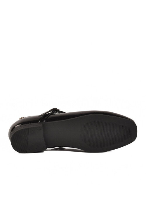 Siyah Rugan Bantlı Hafif Kadın Babet PC-54810 Z