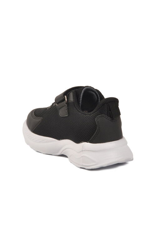 Siyah Sarı Fileli Cırtlı Erkek Çocuk Spor Ayakkabı Ruffon P