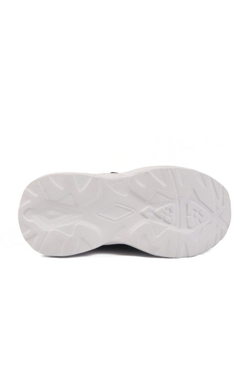 Siyah Sarı Fileli Cırtlı Erkek Çocuk Spor Ayakkabı Ruffon P