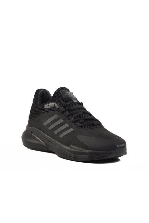 Siyah-Siyah Tekstil Erkek Spor Ayakkabı Hidra M