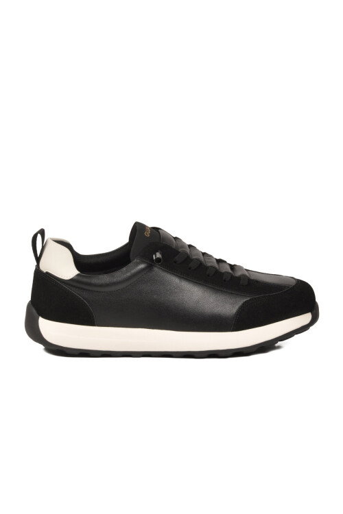 Siyah Bağcıklı Hafif Erkek Casual Ayakkabı 26Y516  M